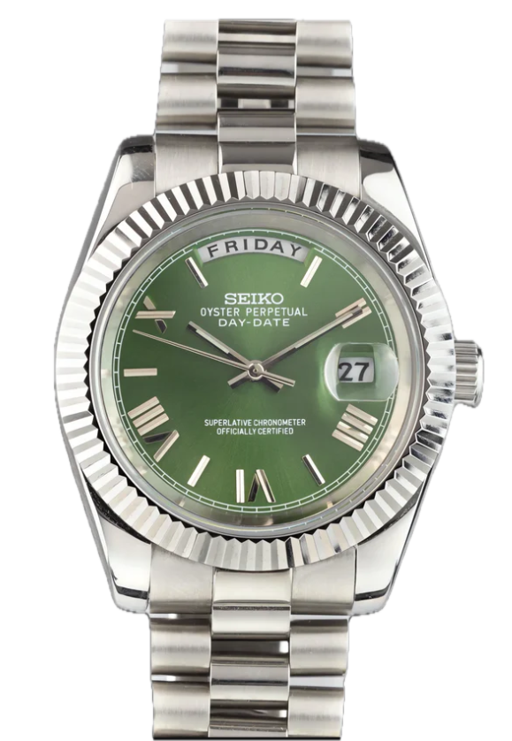 Seiko Day-Date Green