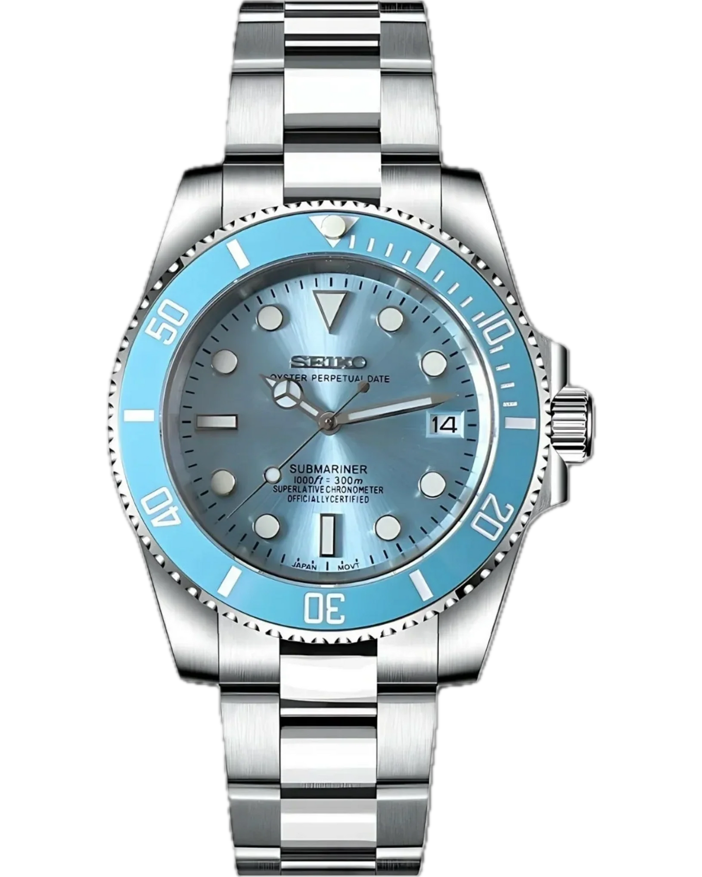 Seiko Submariner Light Blue
