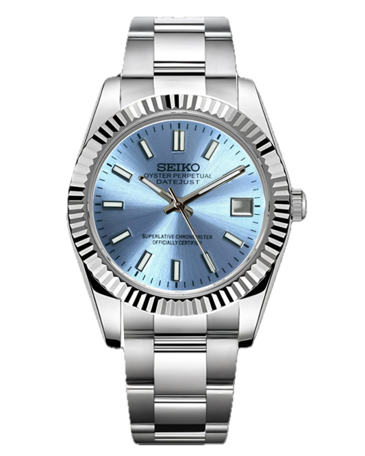 Seiko Datejust Light Blue