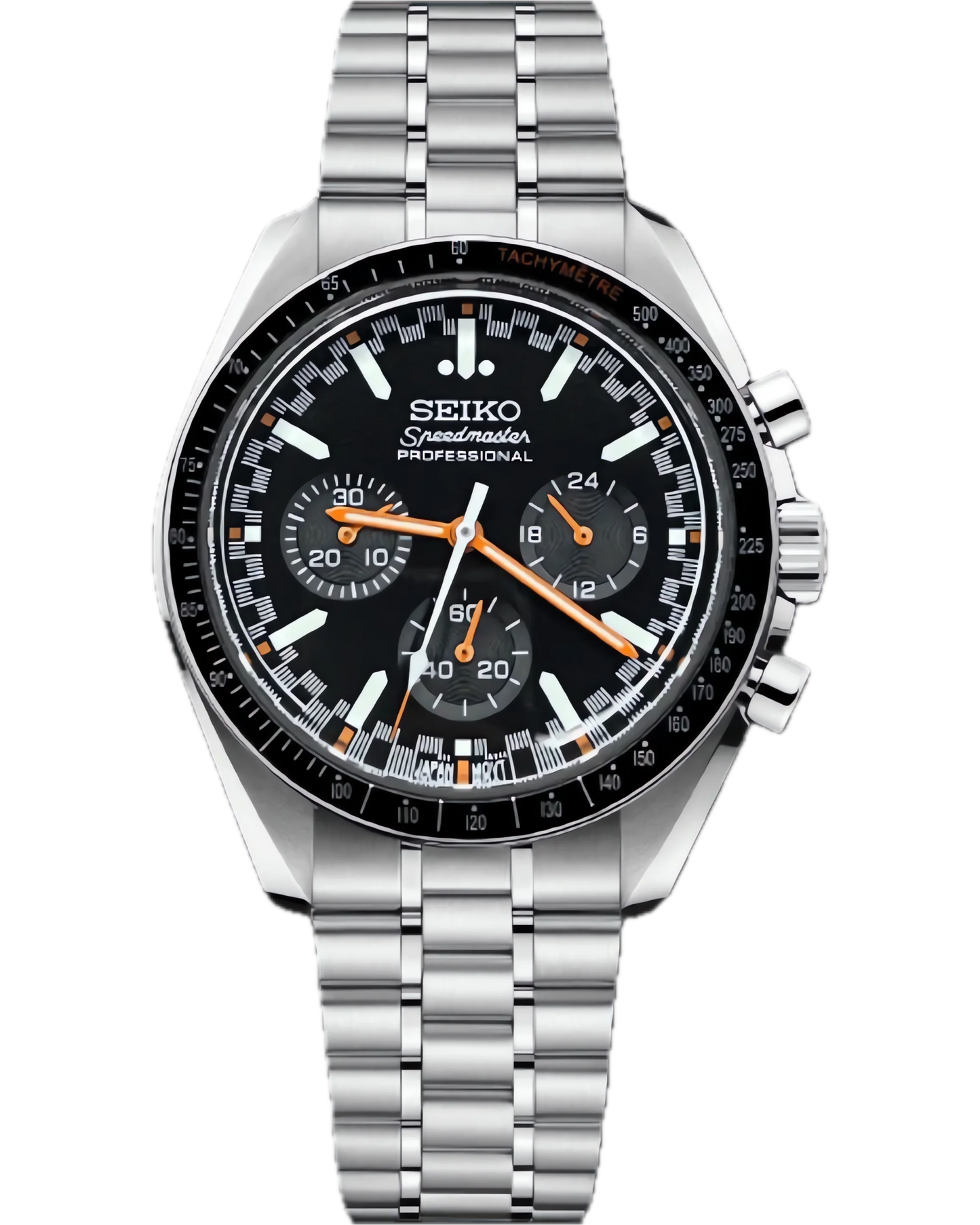 Seiko Speedmaster Black and Orange