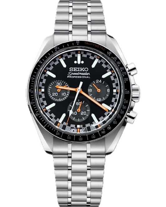 Seiko Speedmaster Black and Orange