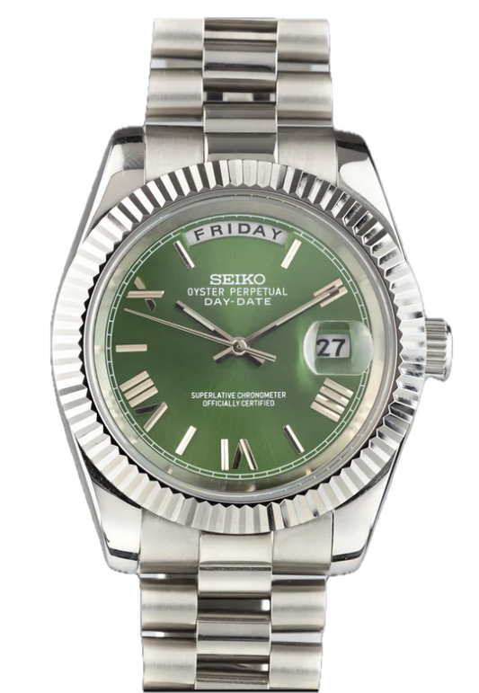 Seiko Day-Date Green