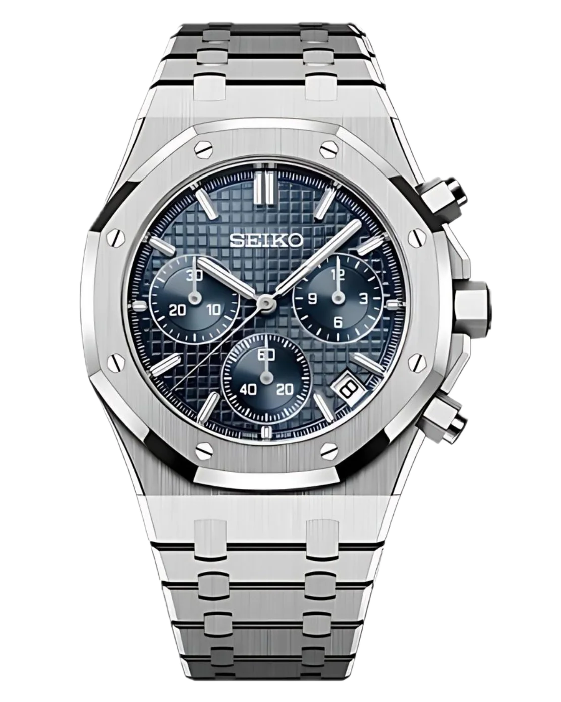Seiko Royal Oak Chronograph Blue