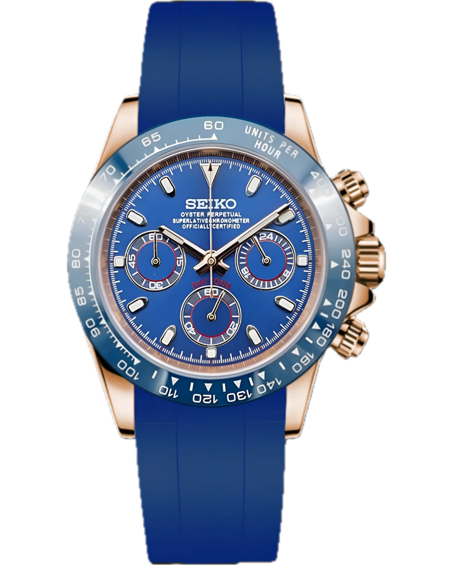 Seiko Daytona Triple Blue