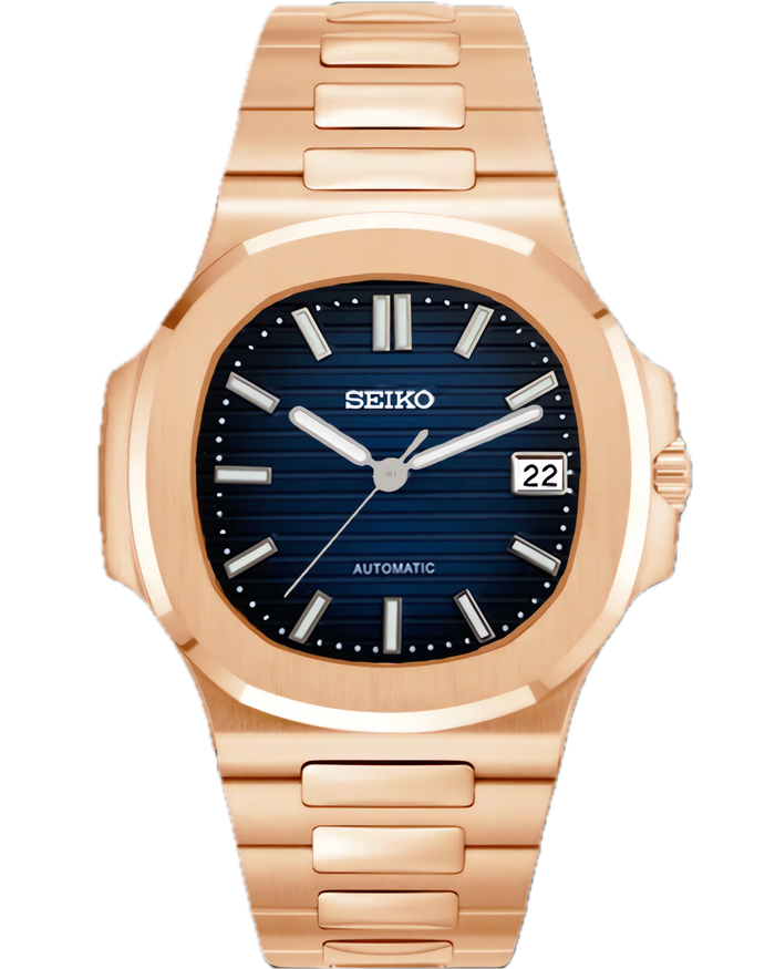 Nautilus Rosegold Blue