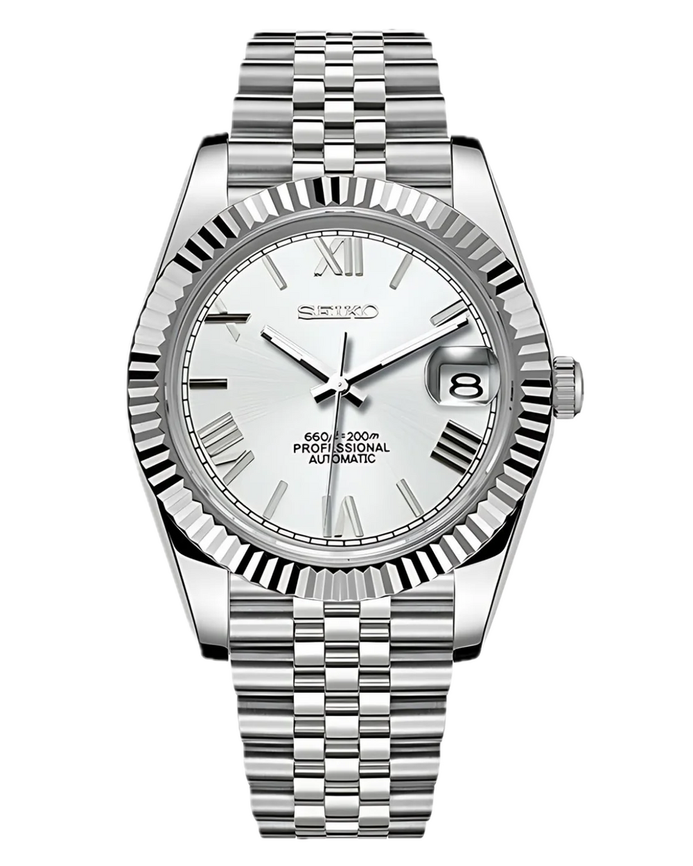 Datejust Roman Numbers Silver