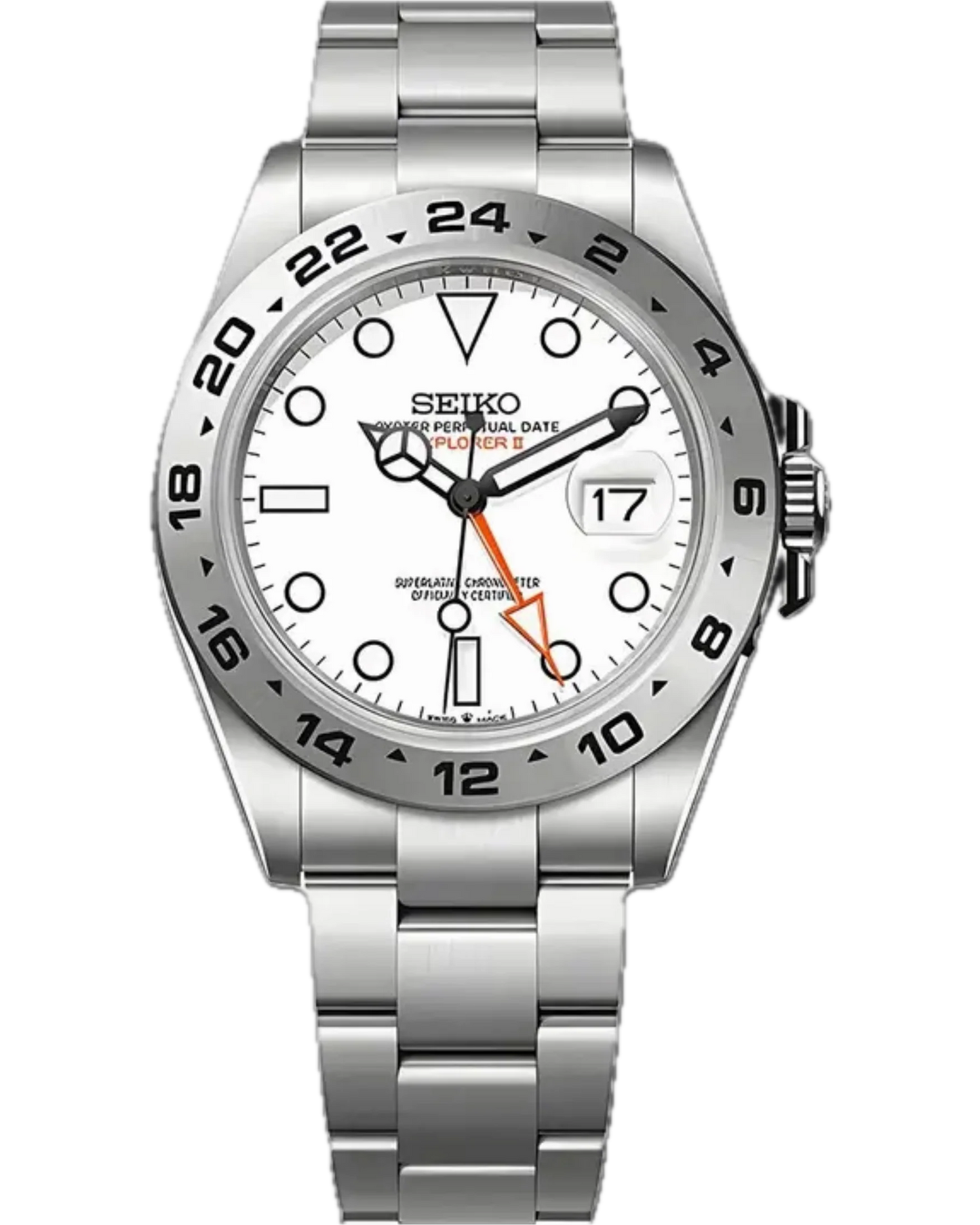 Seiko GMT Explorer White