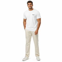 FU** NORMAL I WANT TIMELAB camiseta blanca vista frontal con modelo editado desde original