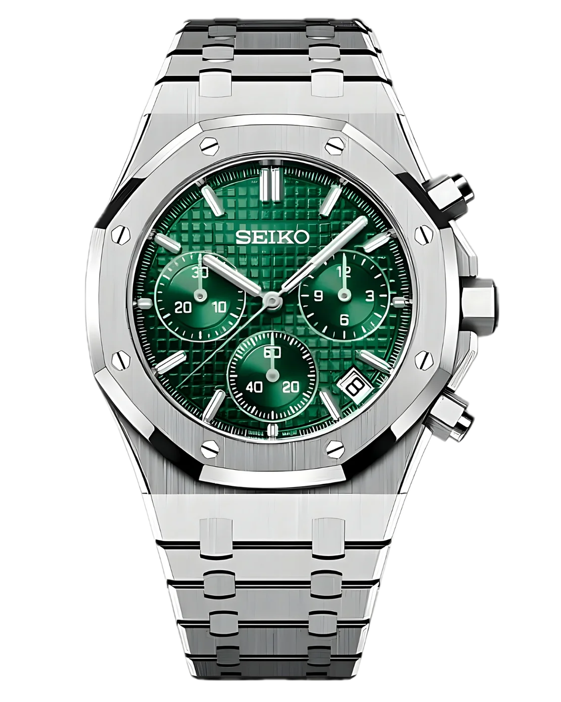 Seiko Royal Oak Chronograph Green