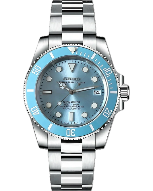 Seiko Submariner Light Blue