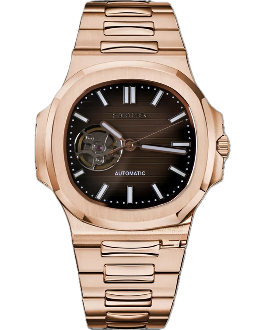 Seiko Nautilus Openheart Chocolate