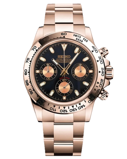 Seiko Daytona Full Rose Gold