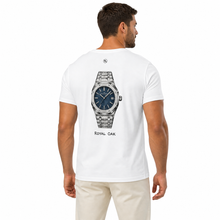 ROYAL OAK camiseta blanca vista trasera con modelo editado desde original