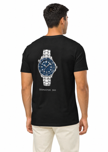 SEAMASTER 300 T-shirt back view on model