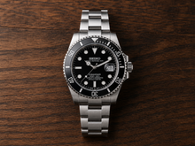 Submariner Black on wooden table