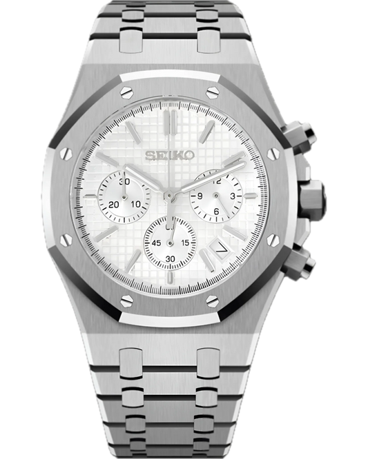 Seiko Royal Oak Chronograph White
